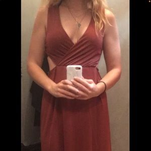 Brand new backless boutique dress